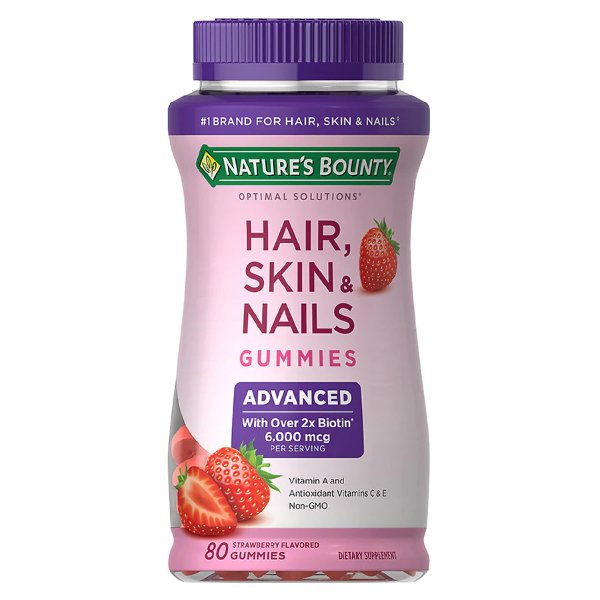 Nature’s Bounty Advanced Hair, Skin & Nails by 80 Gummies - Maxhub Pharmacy