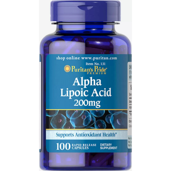 Puritan’s Pride Alpha Lipoic Acid 200 Mg