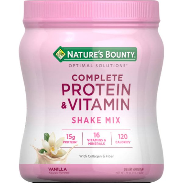 Nature’s Bounty Complete Protein & Vitamin Shake Mix 16oz - Maxhub Pharmacy
