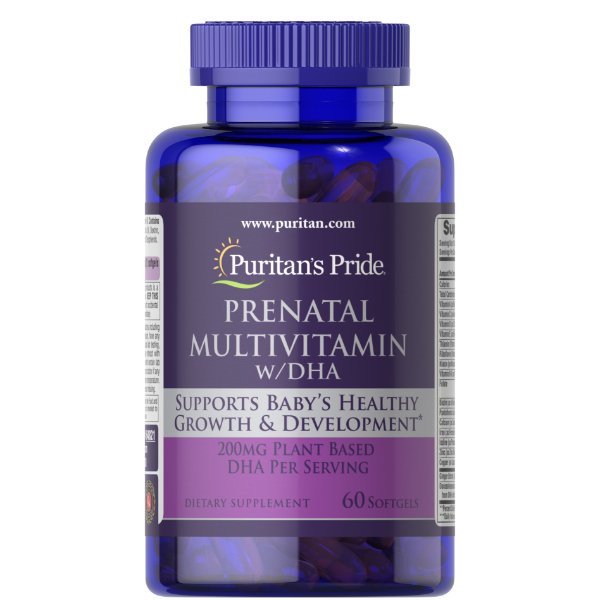 Puritan’s Pride Prenatal Multivitamin with DHA by 60 softgels Maxhub Pharmacy