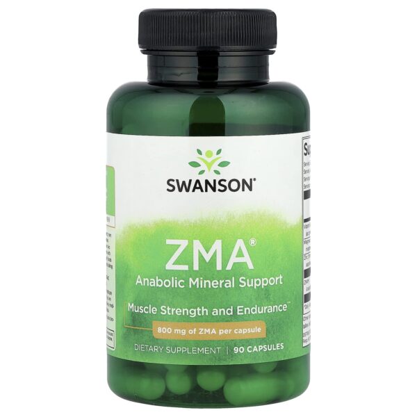 Swanson ZMA Anabolic Mineral Support by 90 Capsules