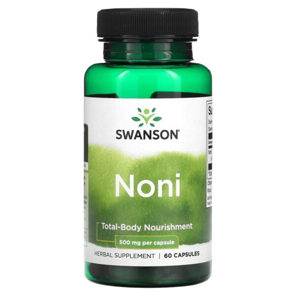 Swanson Noni 500mg by 60 Capsules