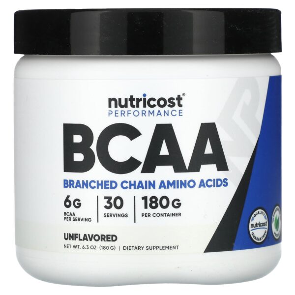 Nutricost BCAA Unflavored 180g