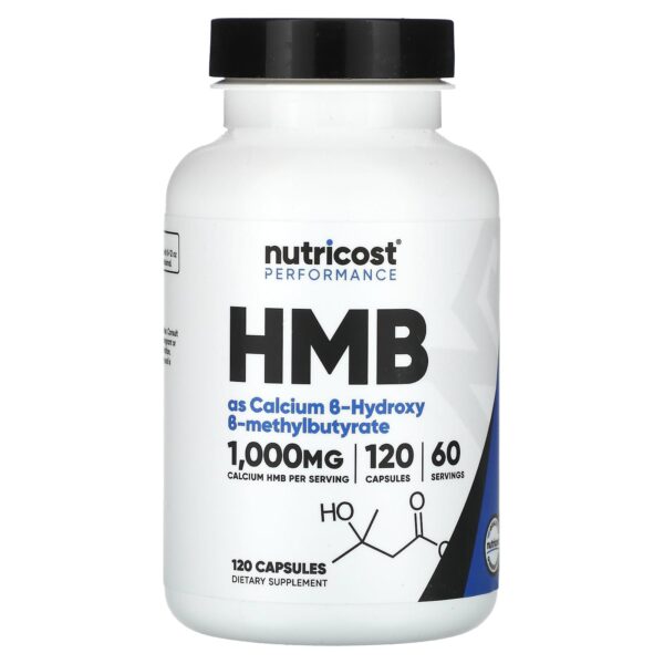 Nutricost HMB 500mg by 120 Capsules