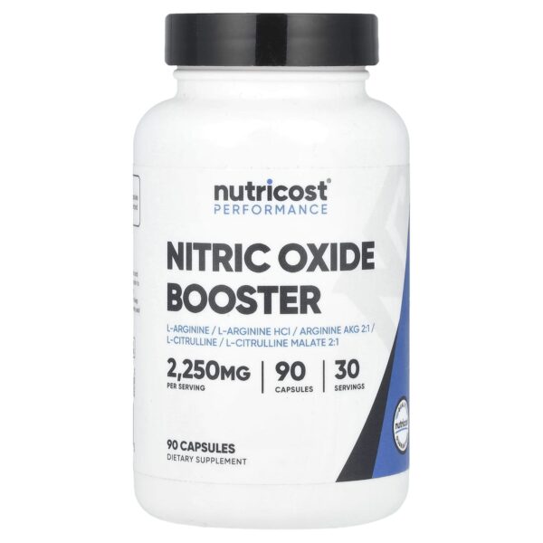 Nutricost Nitric Oxide Booster by 90 Capsules
