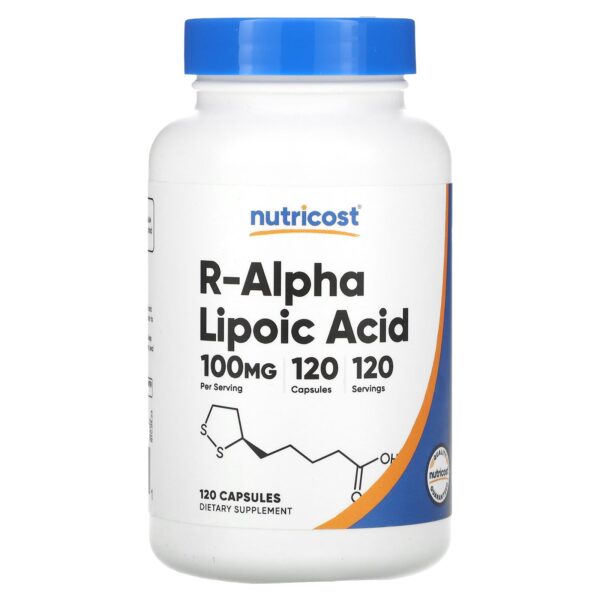Nutricost R-Alpha Lipoic Acid 100mg by 120 Capsules