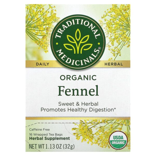 Traditional Medicinals
Organic Fennel Tea by 16 Tea Bags