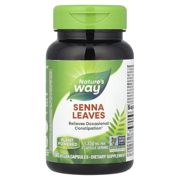 Nature's Way Senna Leaves 450mg by 100 Capsules