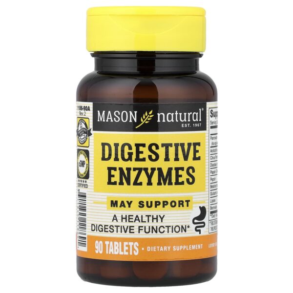 Mason Natural Digestive Enzymes by 90 Tablets